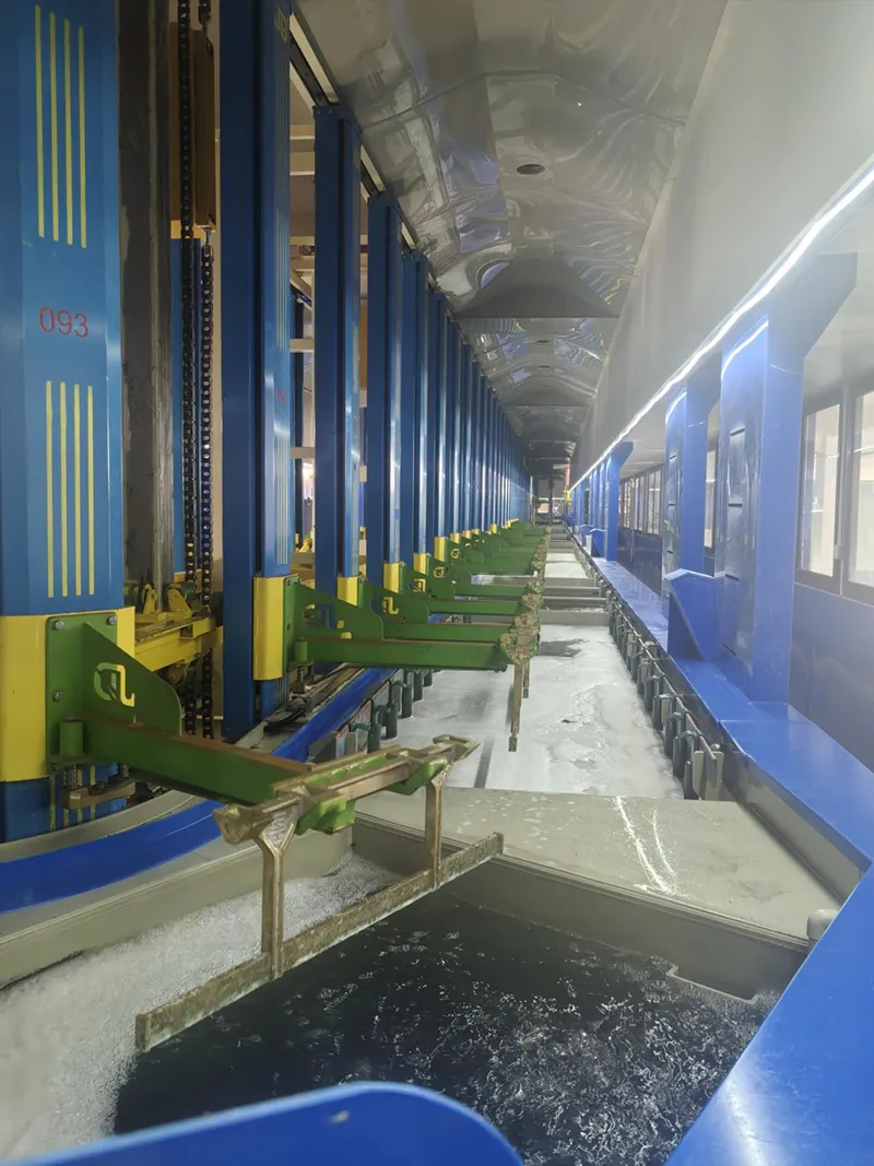 Nickel Chrome Vertical Hoist Plating Line